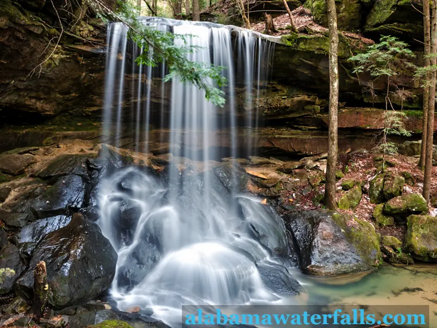 Turkey Foot Falls Alabama Waterfalls